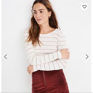 Madewell Cotton Long- Sleeve Tee
